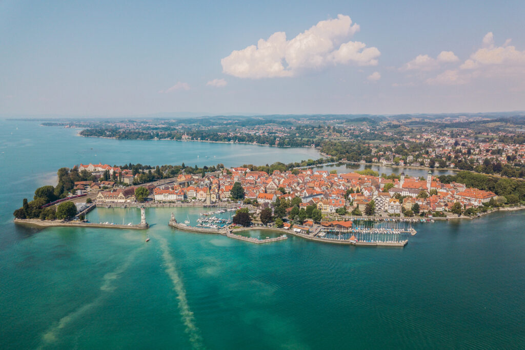 blick auf die insel lindau